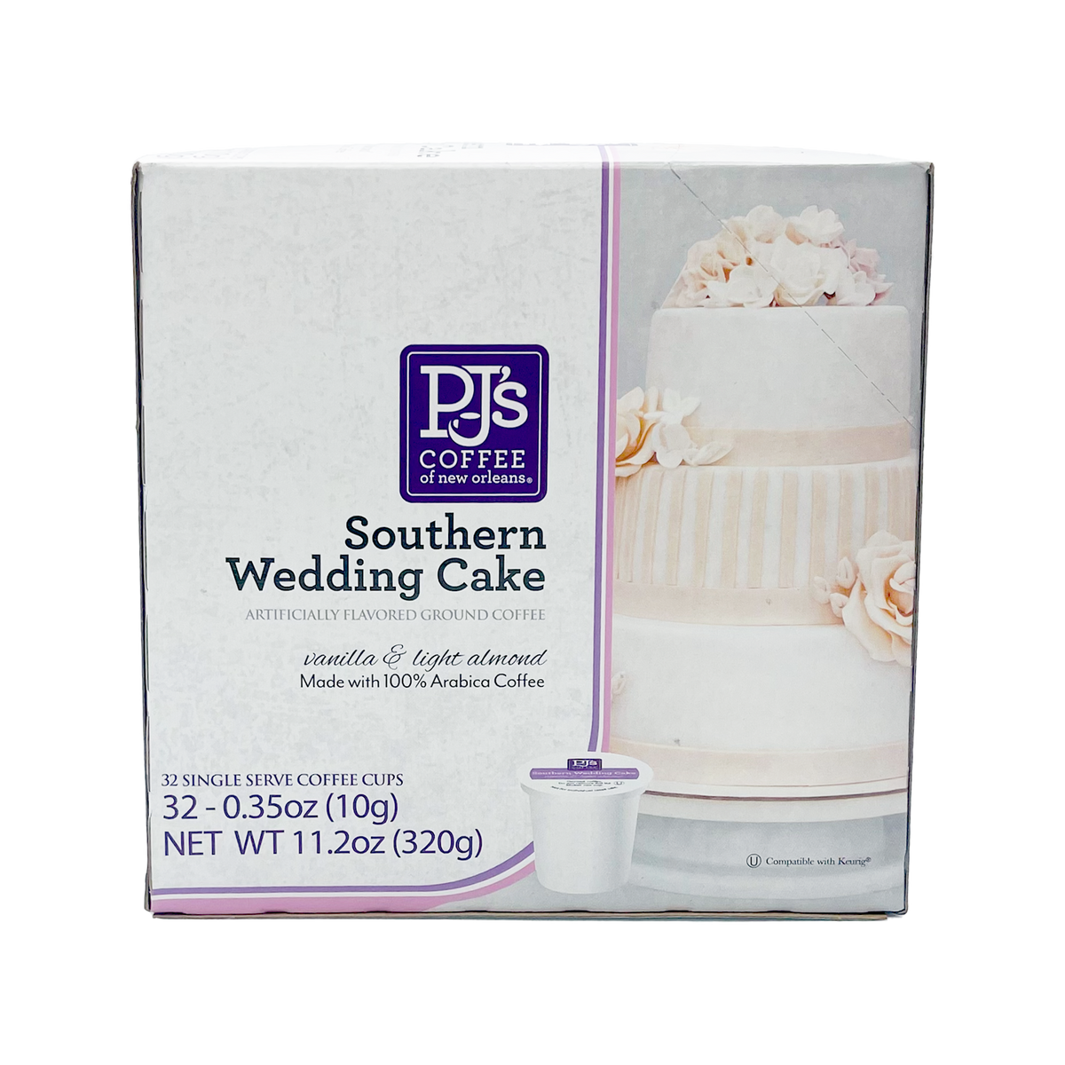 PJ's Southern Wedding Cake Single Serve Cups (32 count) – PJ's Coffee