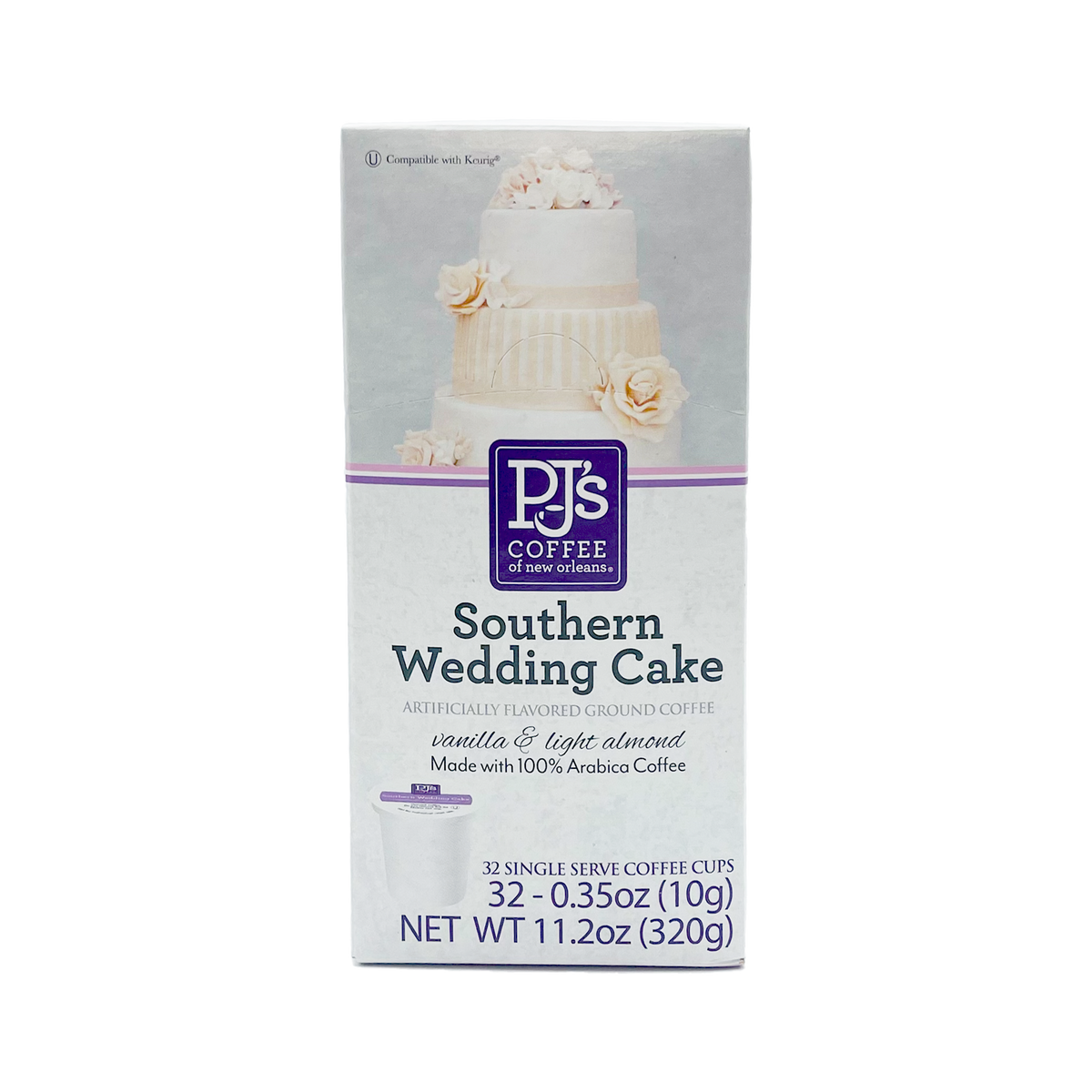 PJ's Southern Wedding Cake Single Serve Cups (32 count) – PJ's Coffee