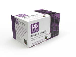 PJ's French Roast Single Serve Cups 12ct (Pack of 3)