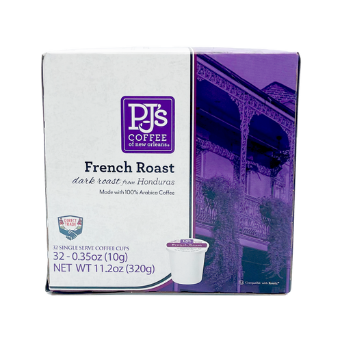 PJ's French Roast Single Serve Cups (32 Count)