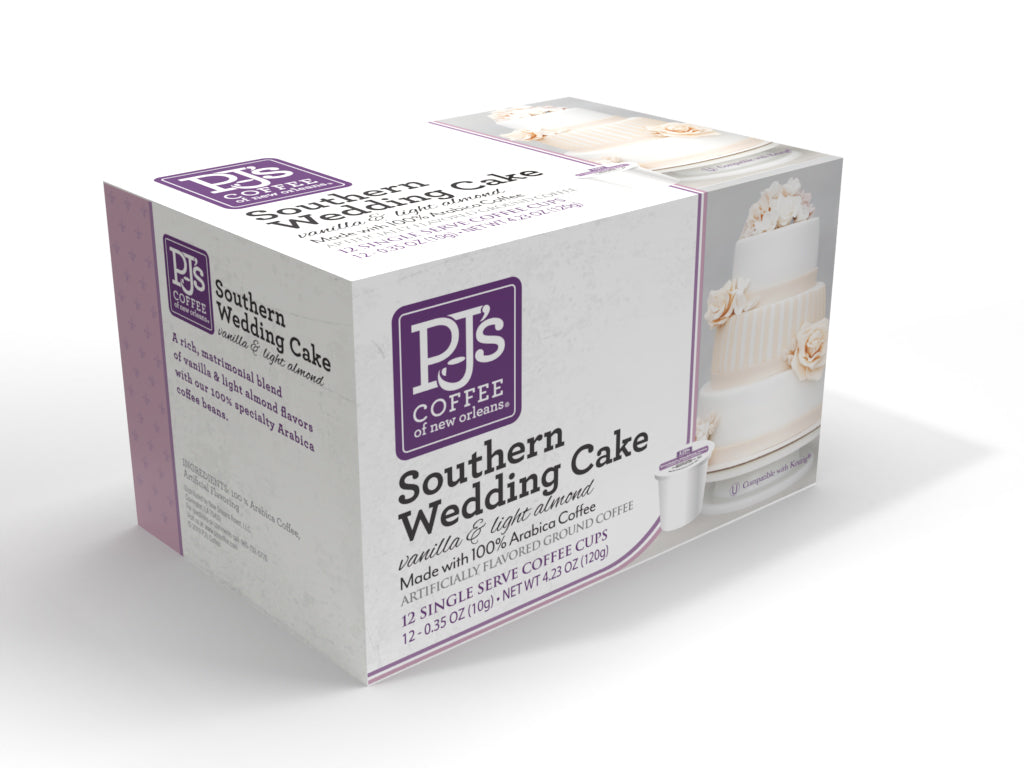 Southern Wedding Cake Single Serve Cups (12 count) – PJ's Coffee